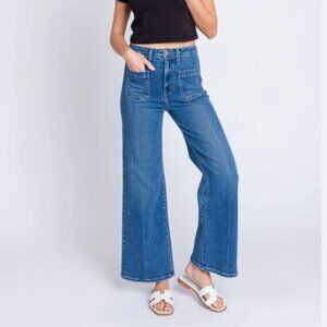 NWT Letter to Juliet Medium Sailor pocket HW Wide leg